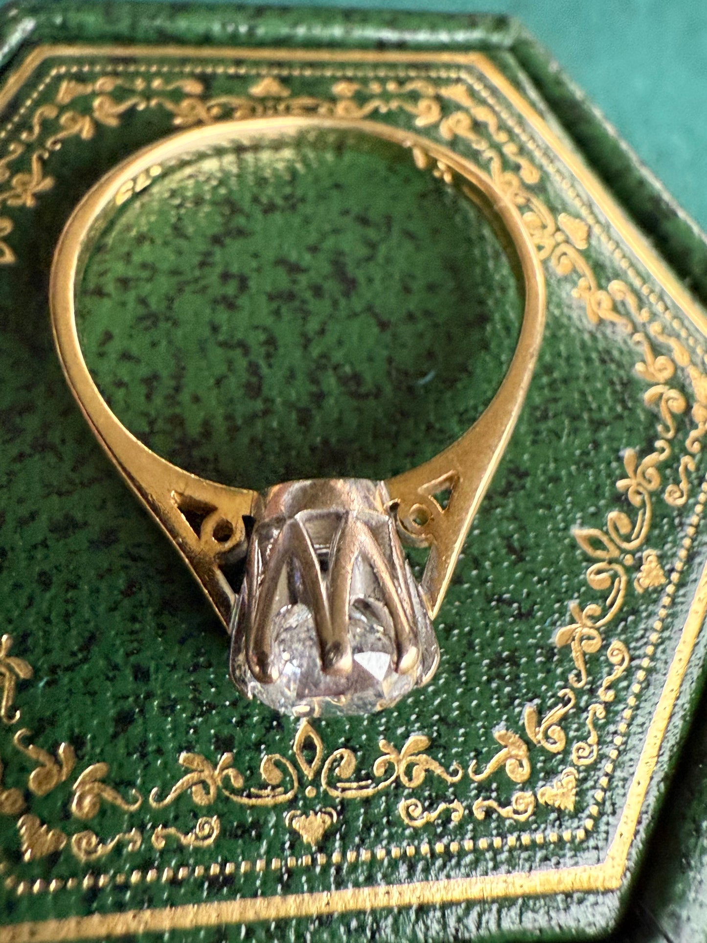 18ct gold brilliant cut diamond solitaire ring 0.75ct