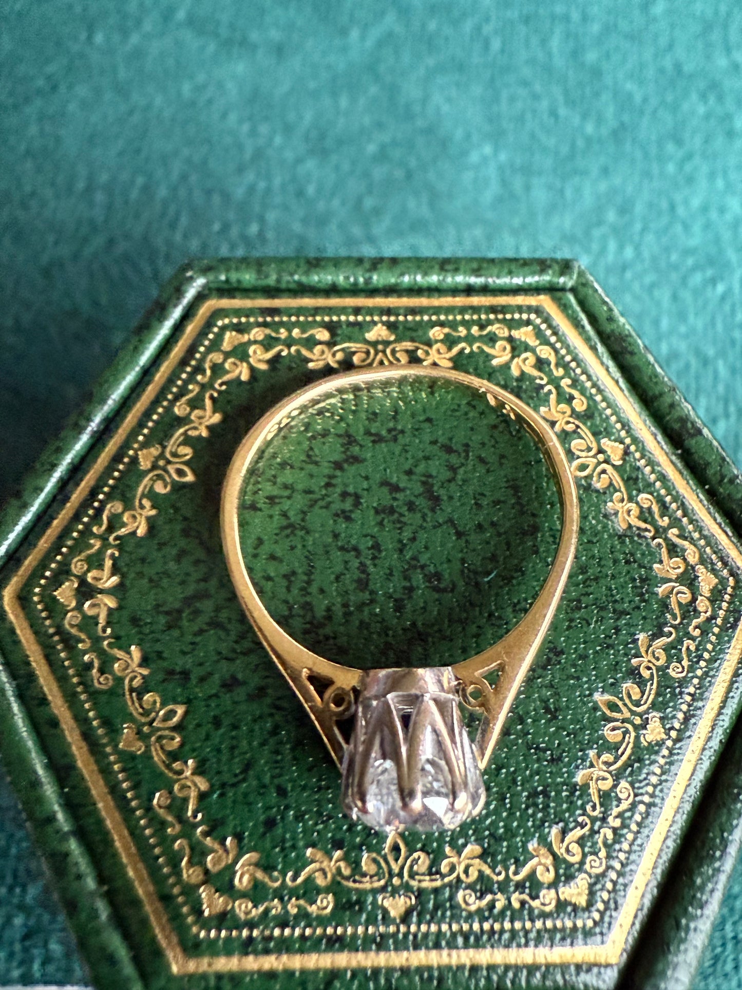 18ct gold brilliant cut diamond solitaire ring 0.75ct