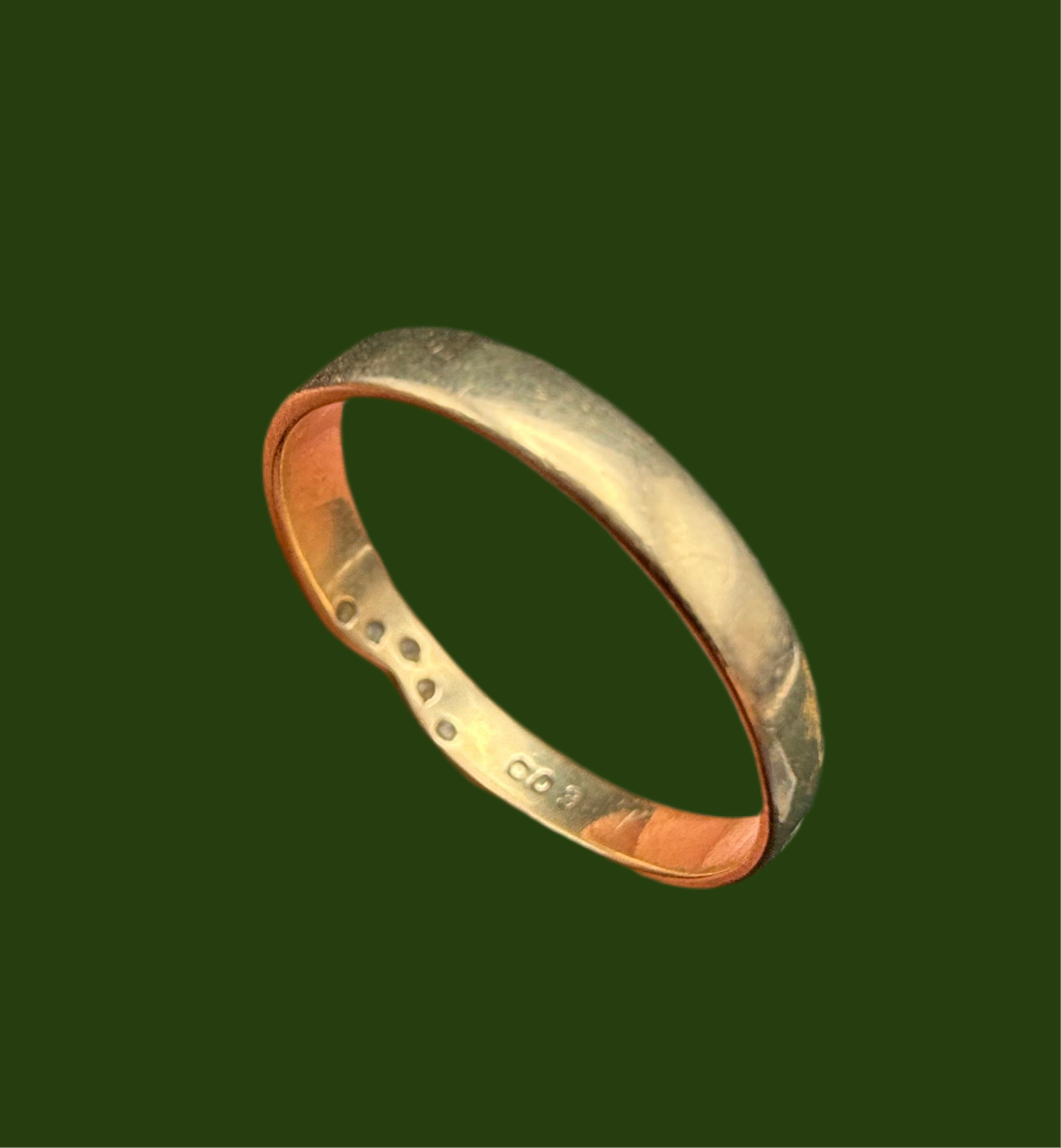 9ct gold diamond band rings